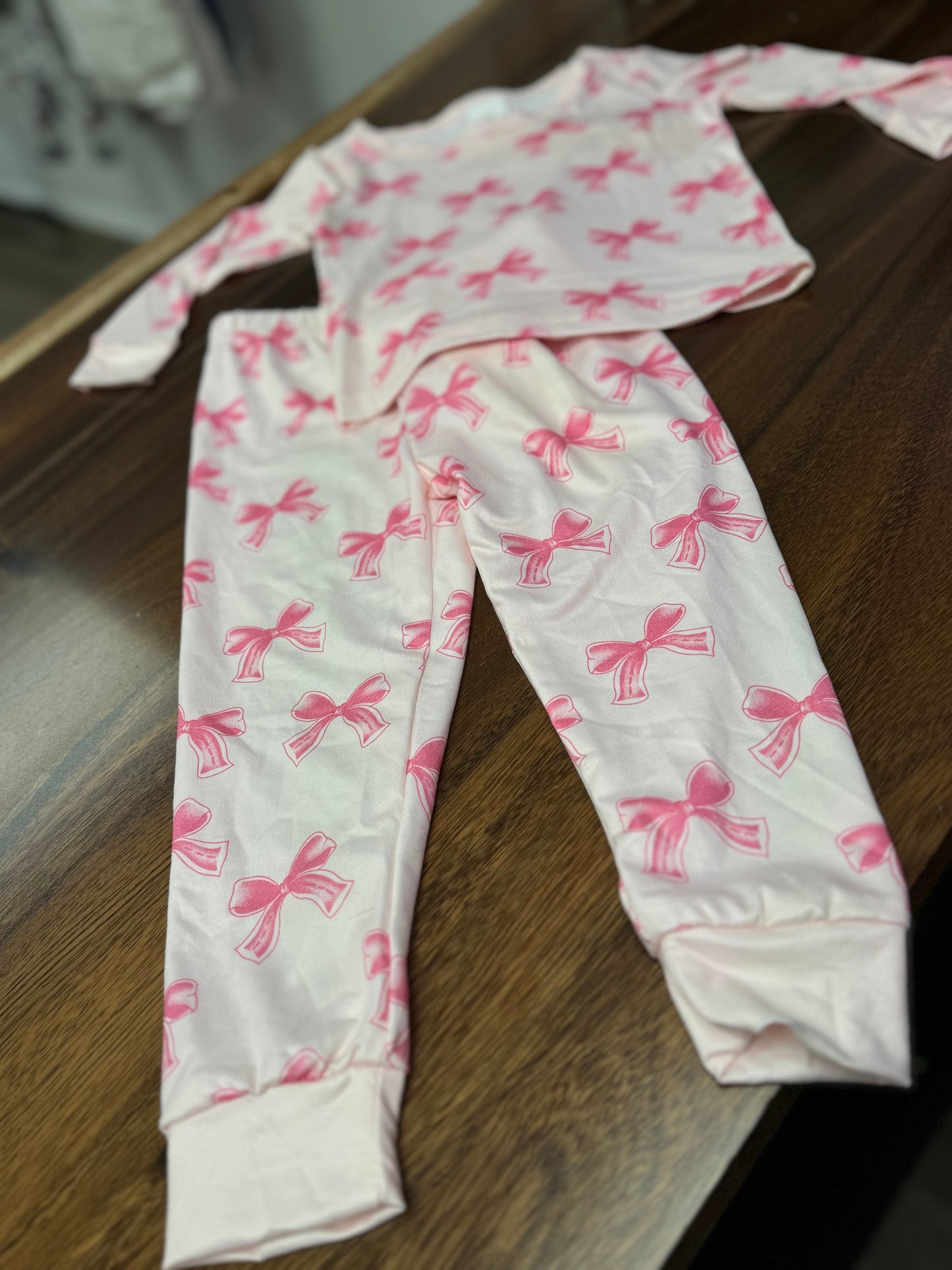 Girly Bow Pajamas