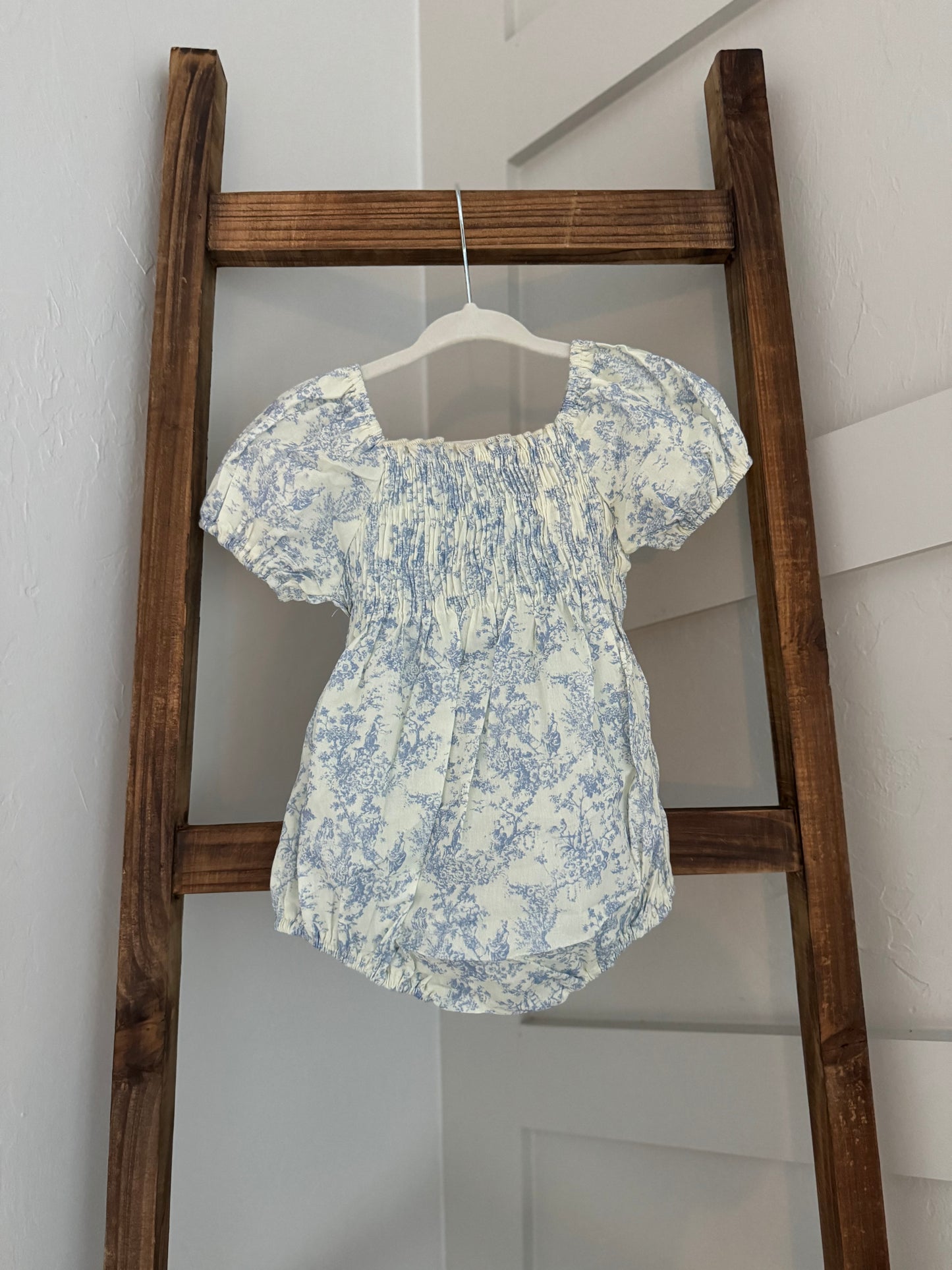 Light Blue Bubble Romper