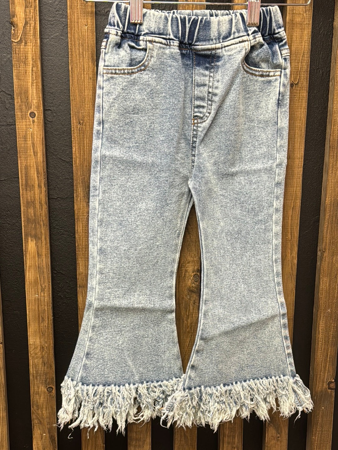 Flare Washed Denim Jeans