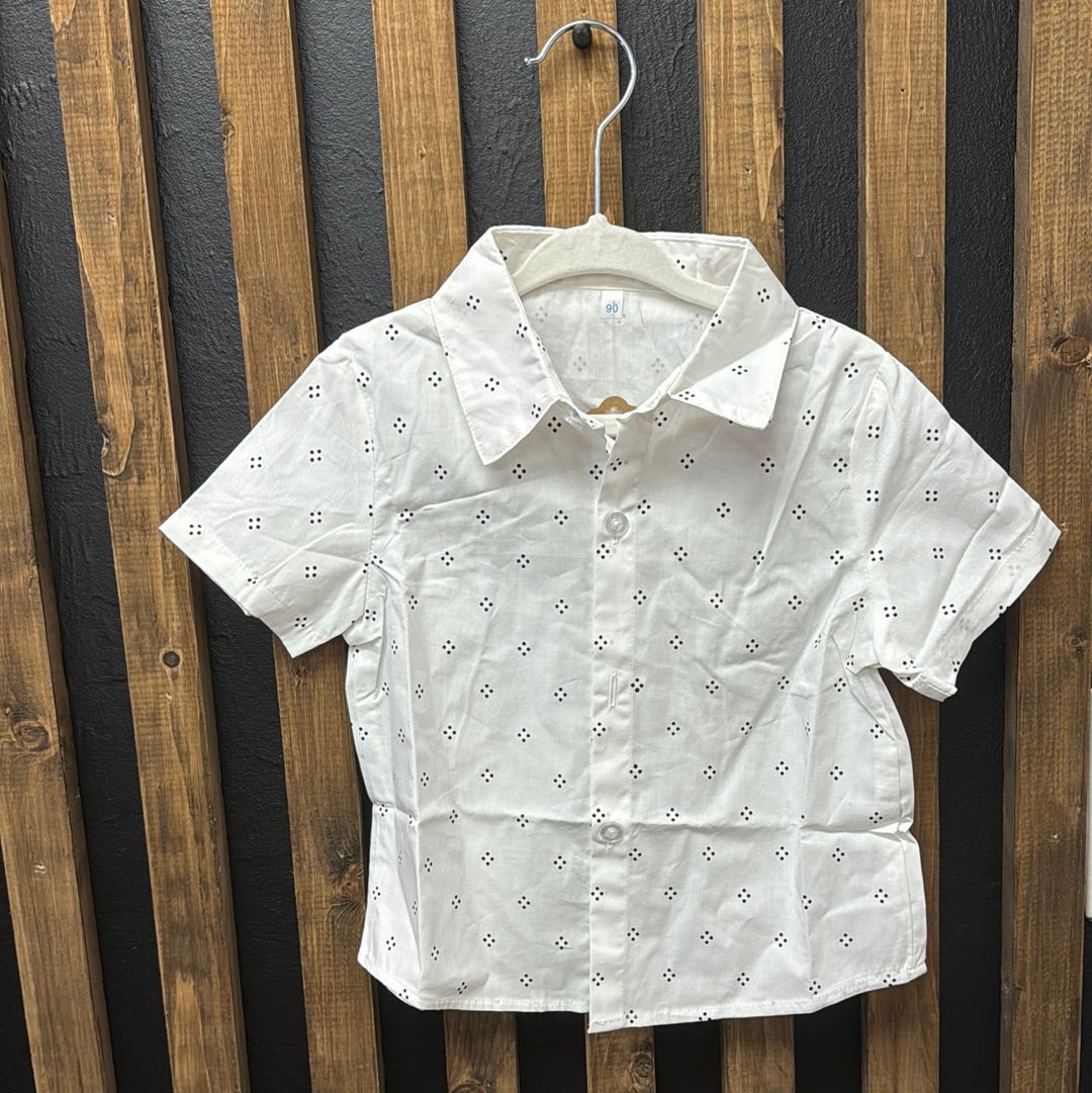 Boys Button Up Short Sleeve