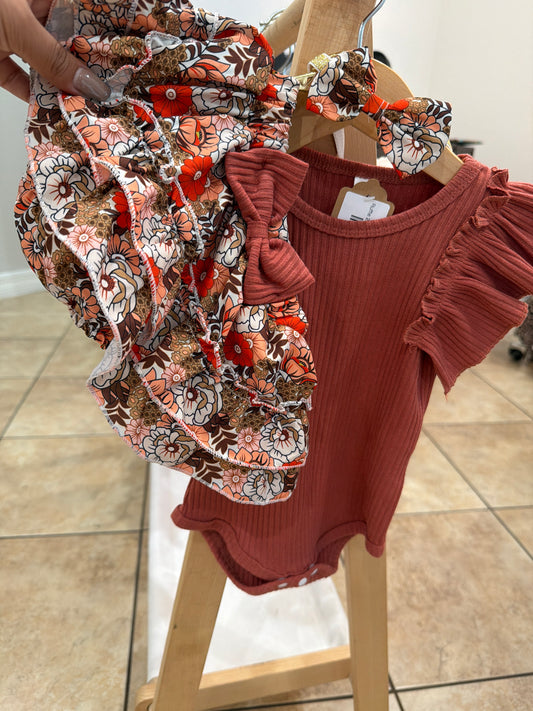 Ruffle 2 Piece Fall Outfit