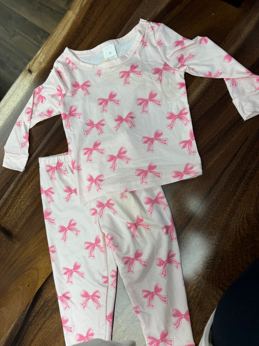 Girly Bow Pajamas
