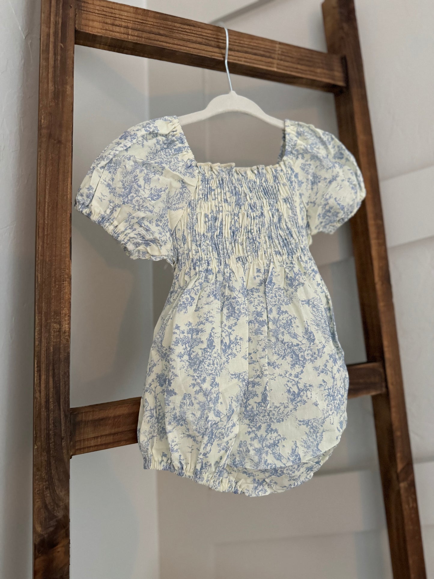 Light Blue Bubble Romper