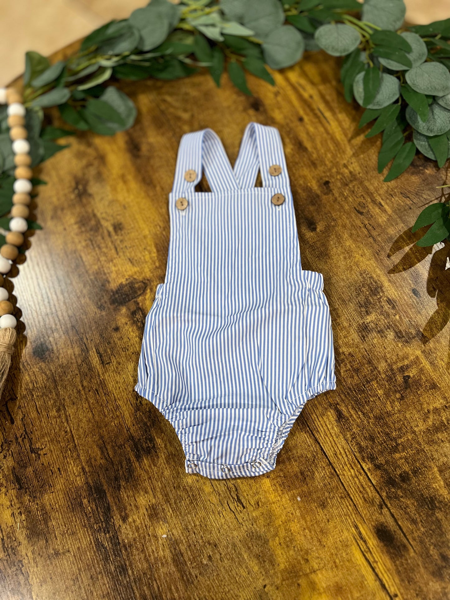 Boy Overall Onesie Sky Blue