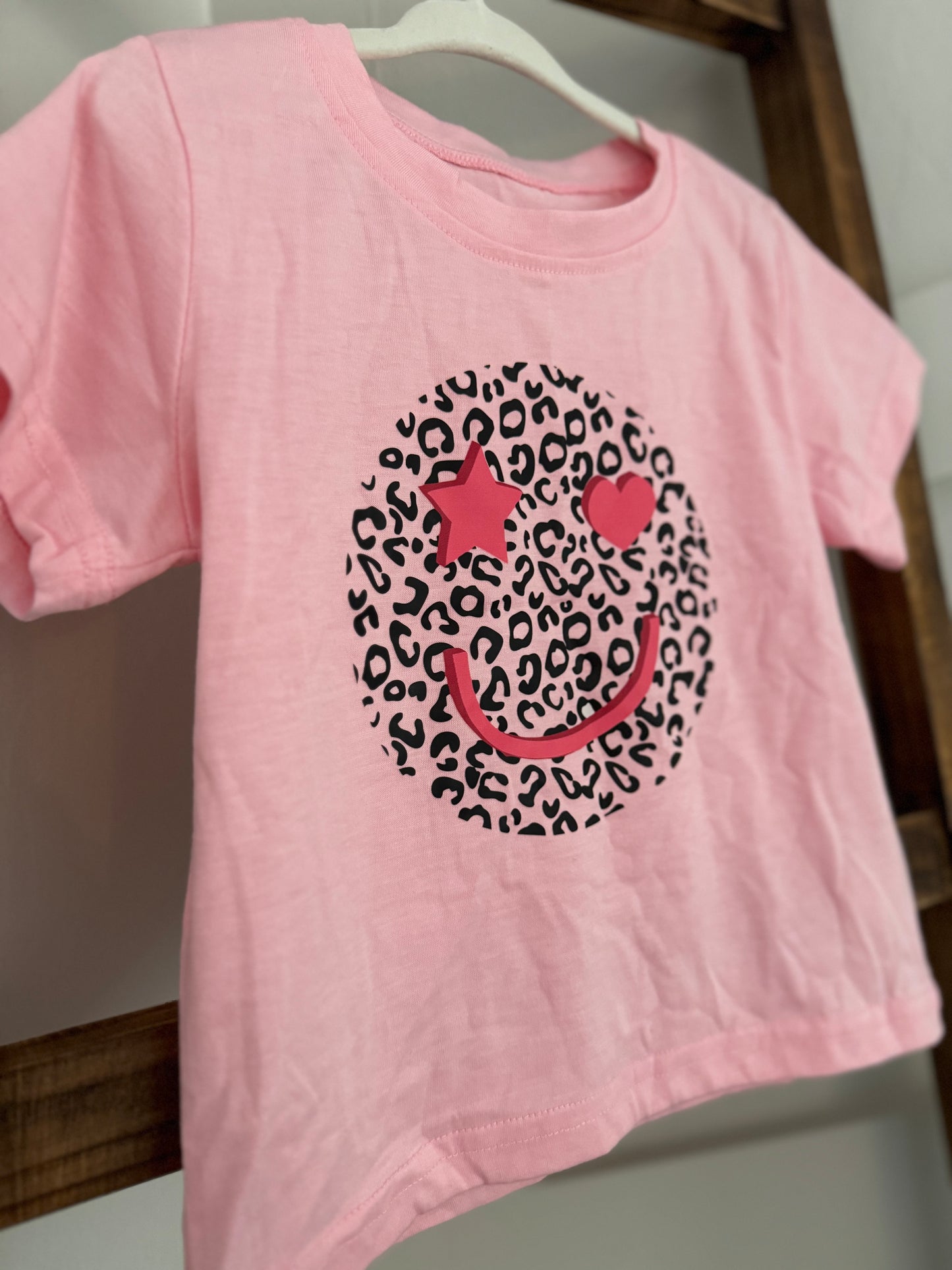 Leopard Smiley Tee