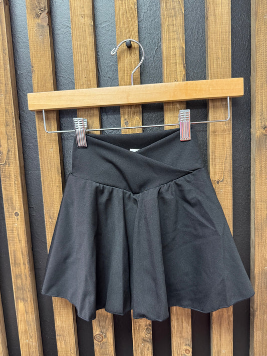 Black Little Babe Tennis Skirt