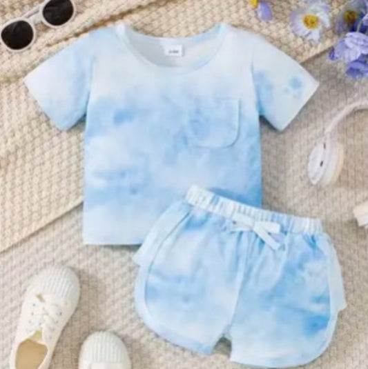 Girls Tye Dye Lounge Set